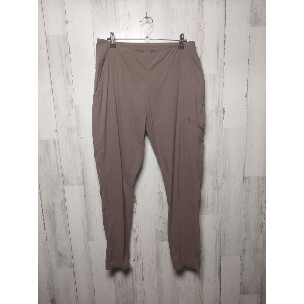 Mountain Hardwear Women's Large Dynama High Rise Ankle Pants Brown